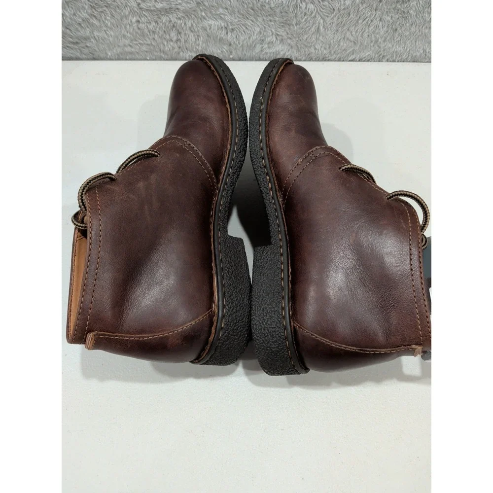 Born Bismark Brown Leather Comfort Ankle Chukka Boots Mens Size 10